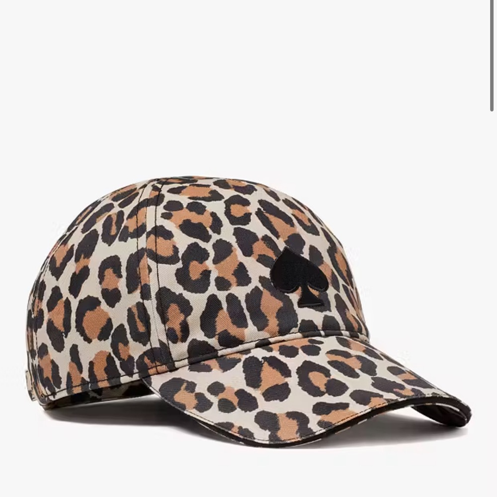 Kate Spade Spotted Leopard Baseball Cap hat